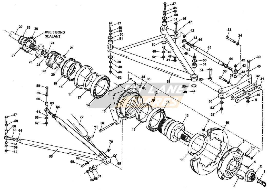 REAR SUSPENSION Diagram